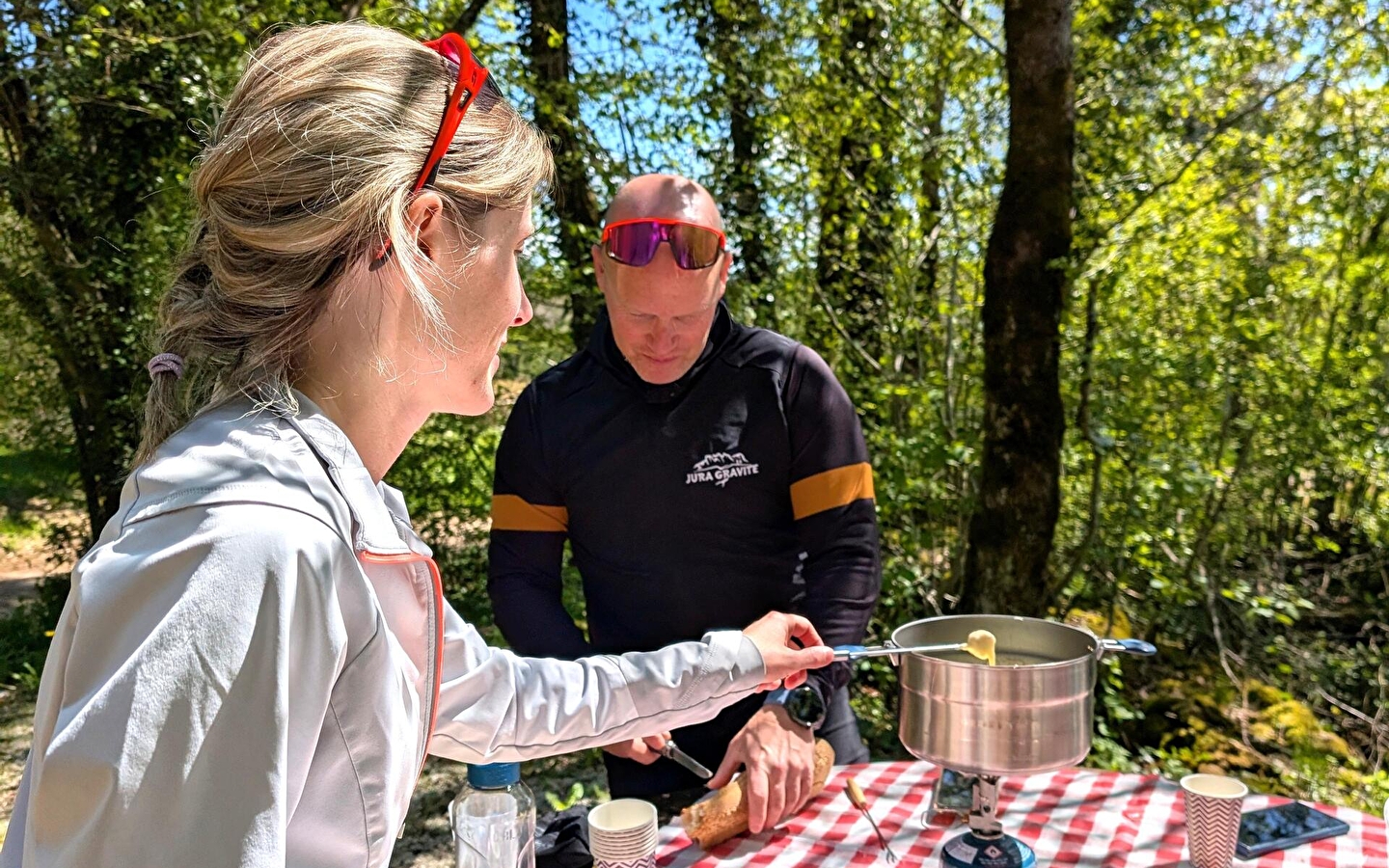 Randonnée VTT gourmande avec fondue jurassienne