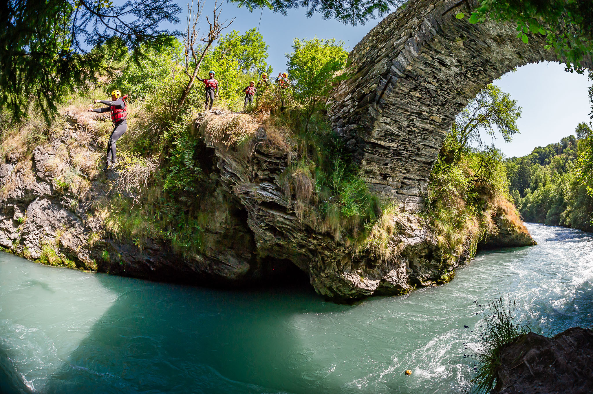 Descente classique en rafting sur l'Isère